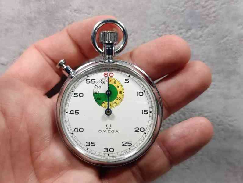 Staré kapesní Švýcarské stopky OMEGA do sbírky - foto 12