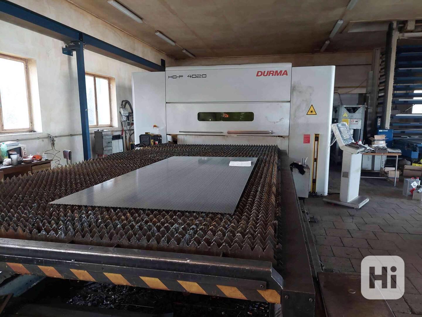 Použitý vláknový laser DURMA HD-F 4020/4 kW, r. v. 2016 - foto 1