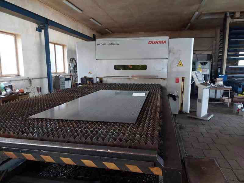 Použitý vláknový laser DURMA HD-F 4020/4 kW, r. v. 2016 - foto 1