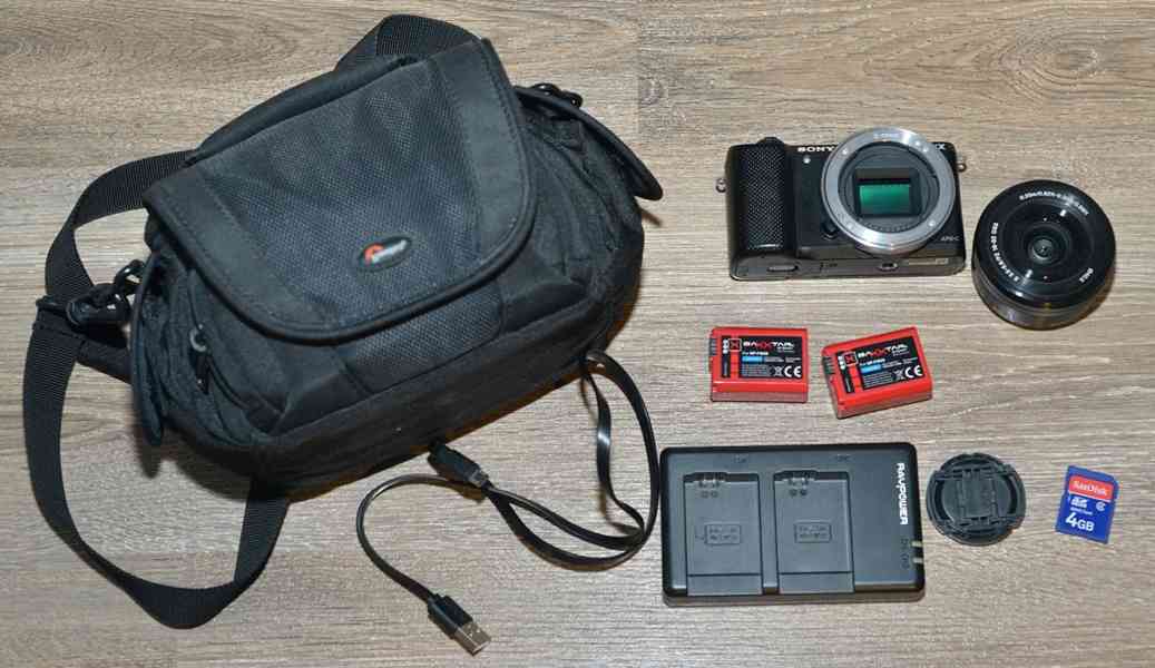 Sony A5000+16-50mm*20.1 MP*Full-HDV*WIFI*9000 Exp. - foto 3