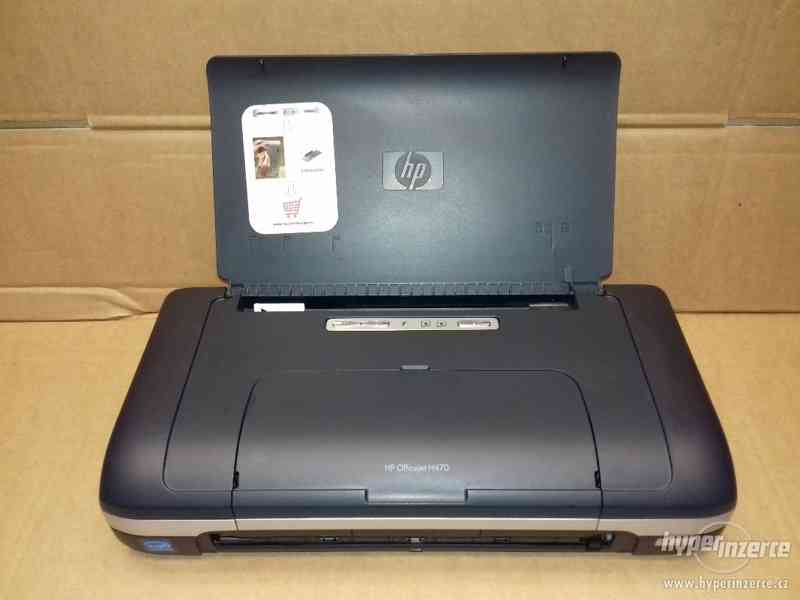 HP Officejet H470 | mobilní | plné cartridge - foto 1