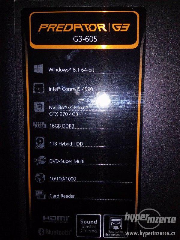 Herní PC Acer PREDATOR G3-605 s monitorem 27 full HD - foto 2