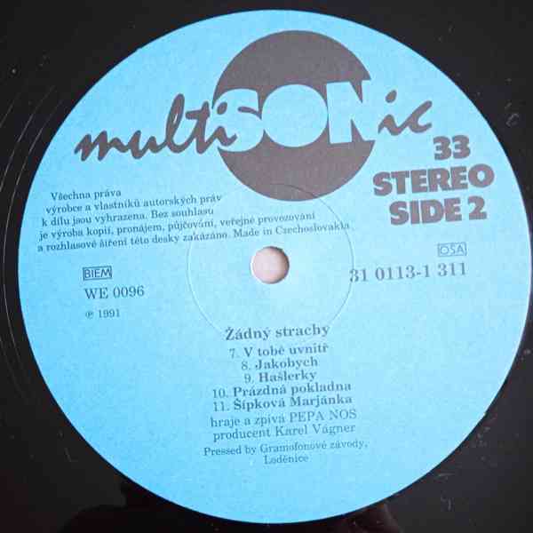 Pepa Nos – Žádný strachy  (LP)  - foto 4