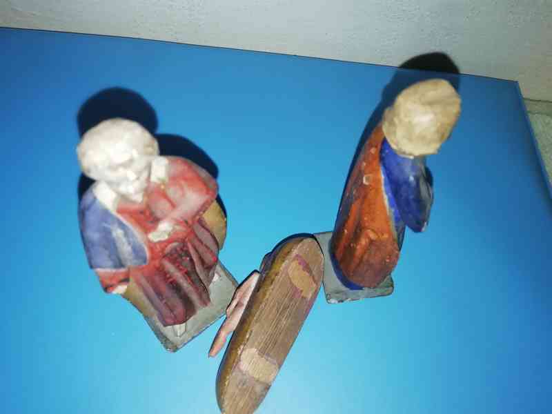 dřevěné figurky - kralický betlém - Svatá Rodina - foto 3