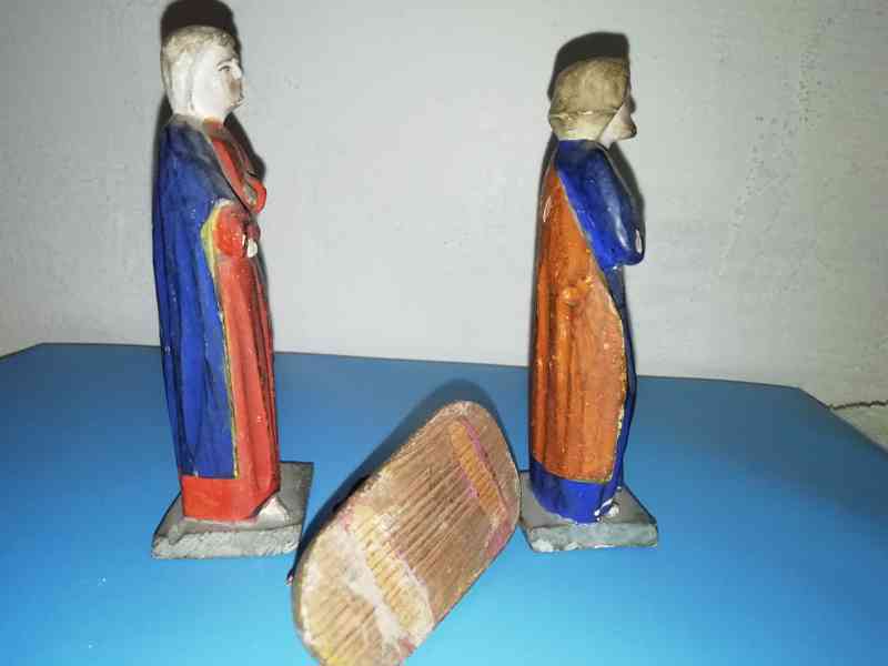 dřevěné figurky - kralický betlém - Svatá Rodina - foto 4