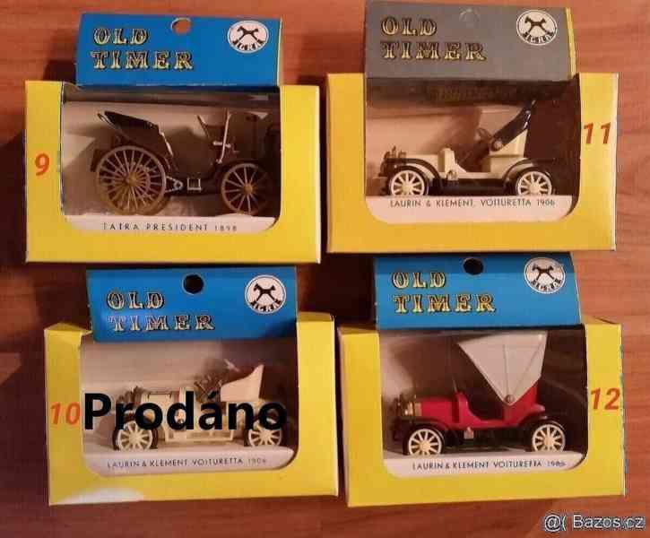 Igra Old timer - stará autíčka s krabičkami 10 ks - foto 4