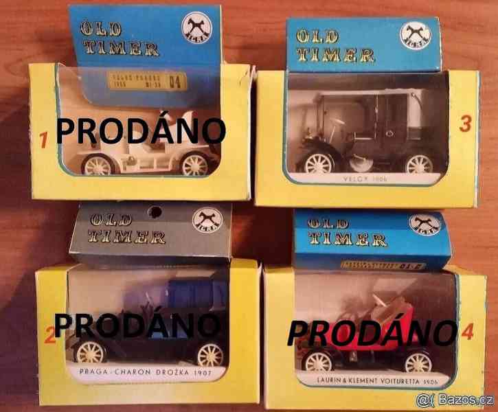 Igra Old timer - stará autíčka s krabičkami 10 ks - foto 2
