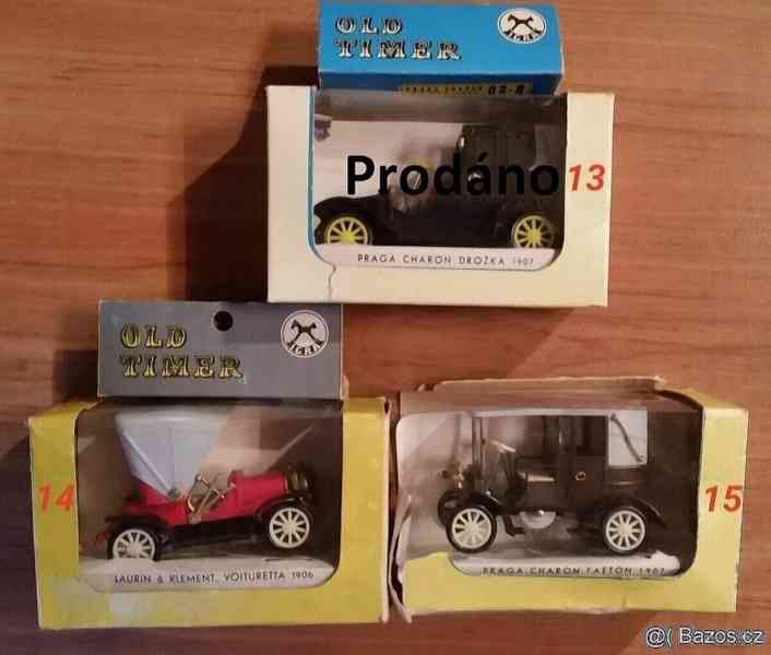 Igra Old timer - stará autíčka s krabičkami 10 ks - foto 5