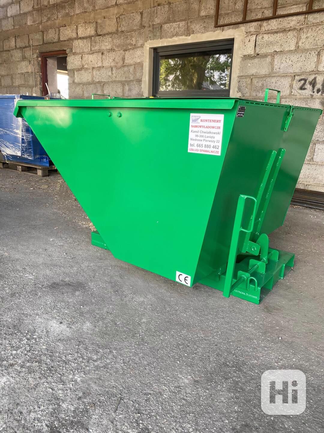 samovyprazdňovací kontejner, 1 m3, kontejner - foto 1