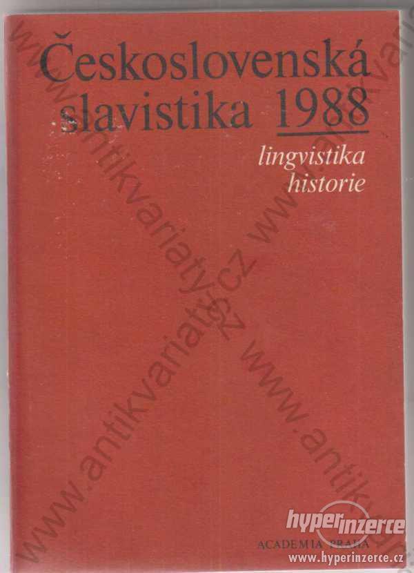 Československá slavistika 1988 Academia, Praha - foto 1