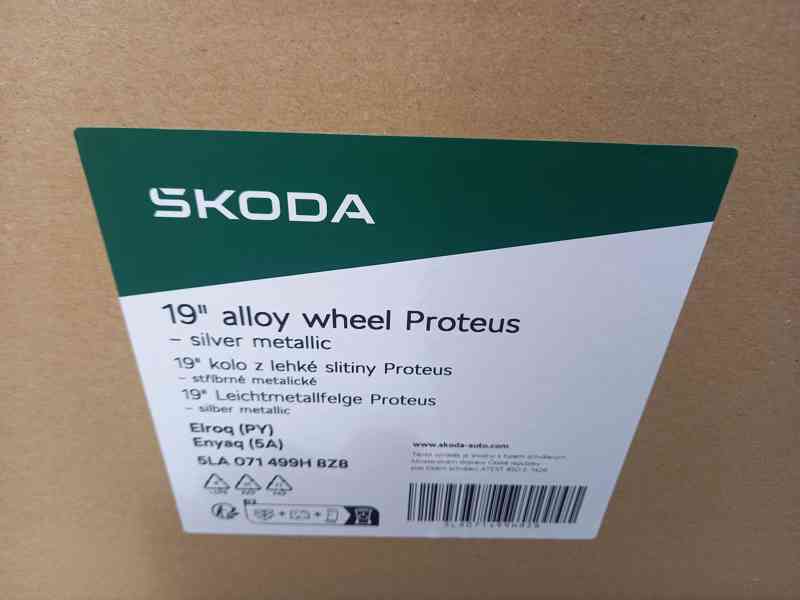 Š.Elroq,Enyaq, Karoq, Seat Ateca  - NOVÉ 19 orig. alu disky. - foto 3