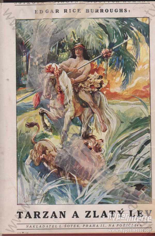 Tarzan a zlatý lev E. R. Burroughs L. Šotek 1926 - foto 1