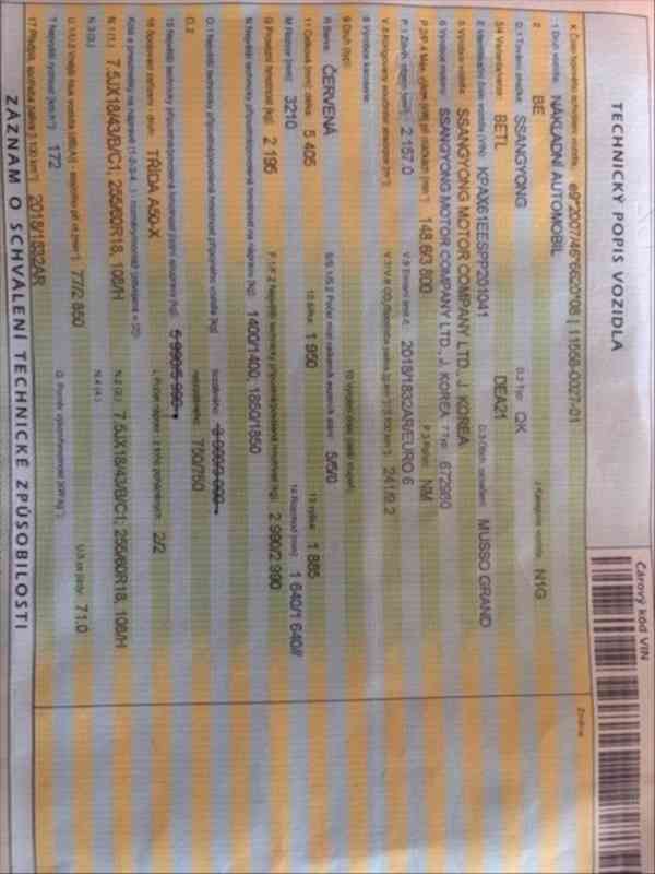 SsangYong Musso 2,2   Grand - foto 6