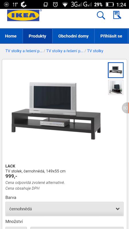 TV stolek IKEA - foto 1