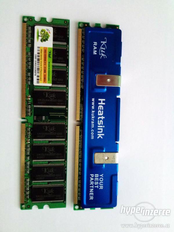 1GB paměti DDR2 (2X 512MB) - KUK - foto 1