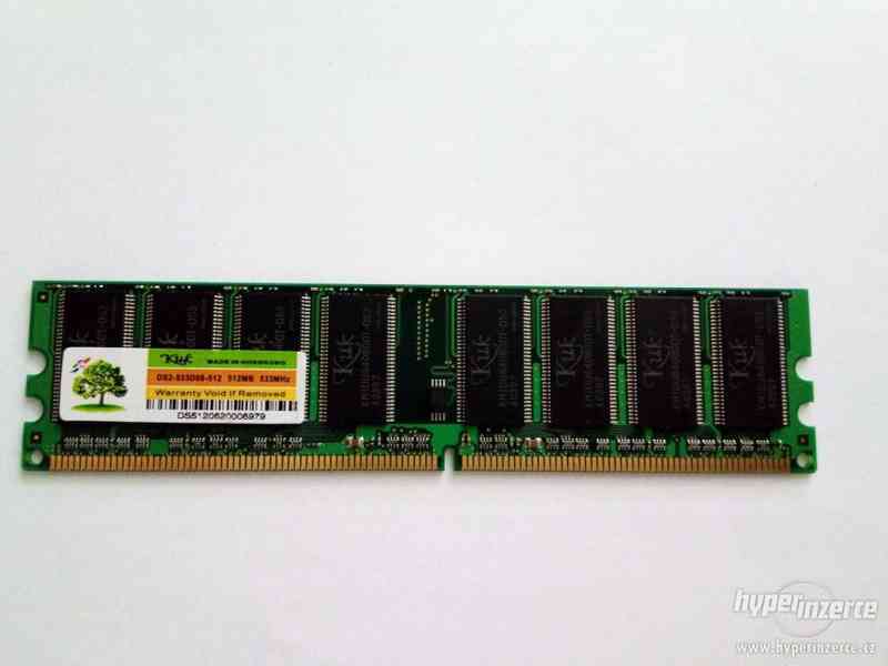 1GB paměti DDR2 (2X 512MB) - KUK - foto 2