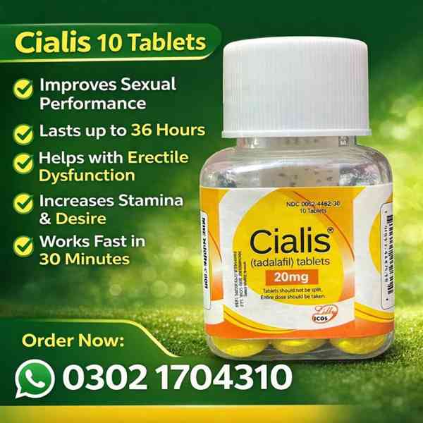 Cialis 10 Tablets In Pakistan = 03021704310 /. Online Shop 