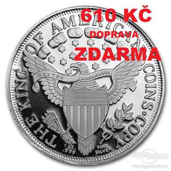 Stříbrný americký dolar 1804 NOVORAŽBA 1 Oz ( 31,1 g) - foto 1