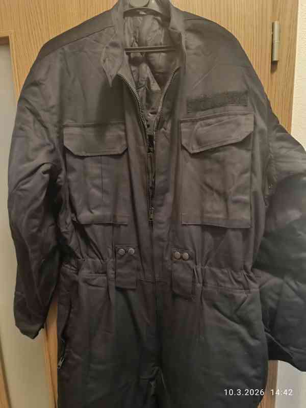 Prodám tmavou ZIMNÍ KOMBINEZU ozbroj. složek, vel. XL - foto 7
