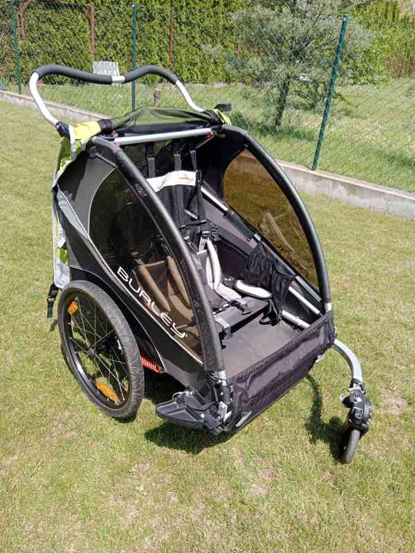 Dětský vozík Barley D'lite dvoumístný odpružený - foto 3