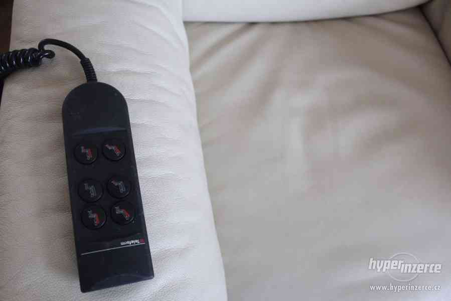 Luxusní značková kožená sedací souprava 3+1+1+1 - foto 11