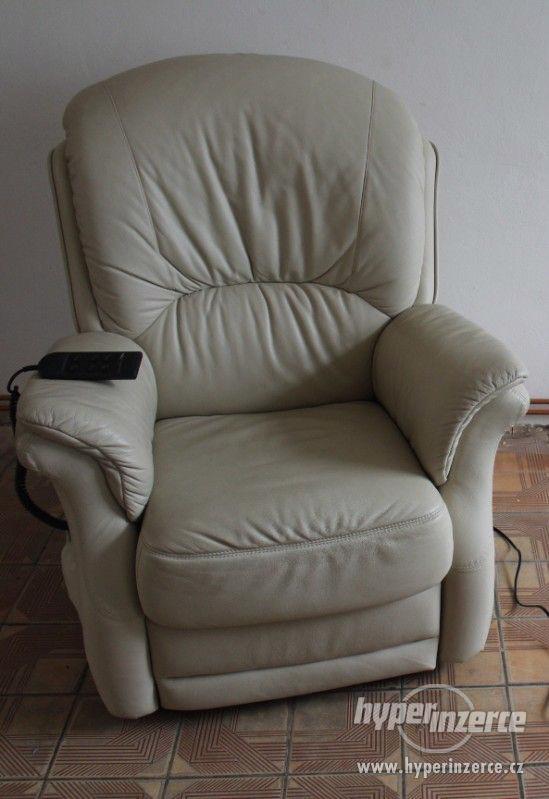 Luxusní značková kožená sedací souprava 3+1+1+1 - foto 20