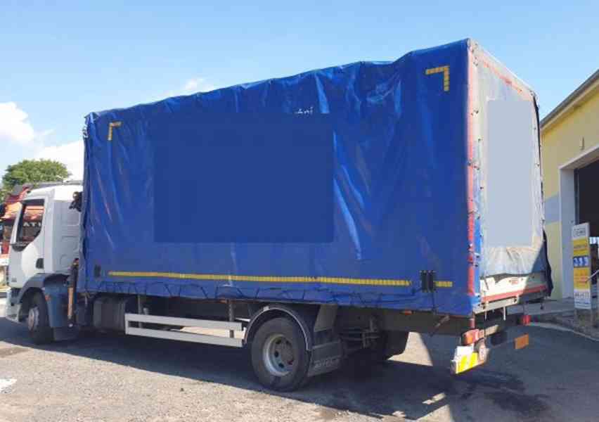 15t DAF valník 6.5m+HR Palfinger plachta shrnovačka bez bočn - foto 12