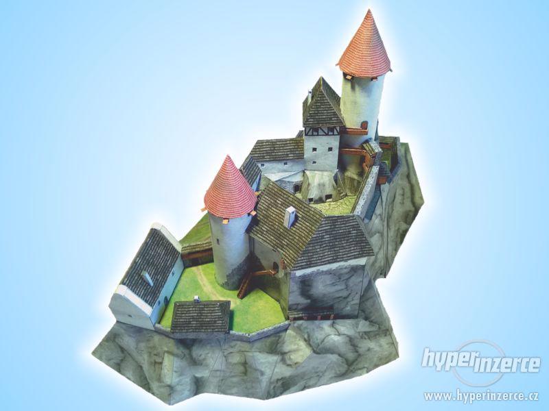 Papírový model hradu Frýdštejn - foto 1