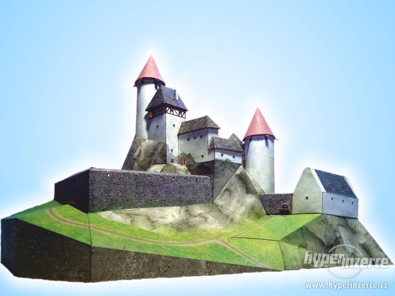 Papírový model hradu Frýdštejn - foto 4