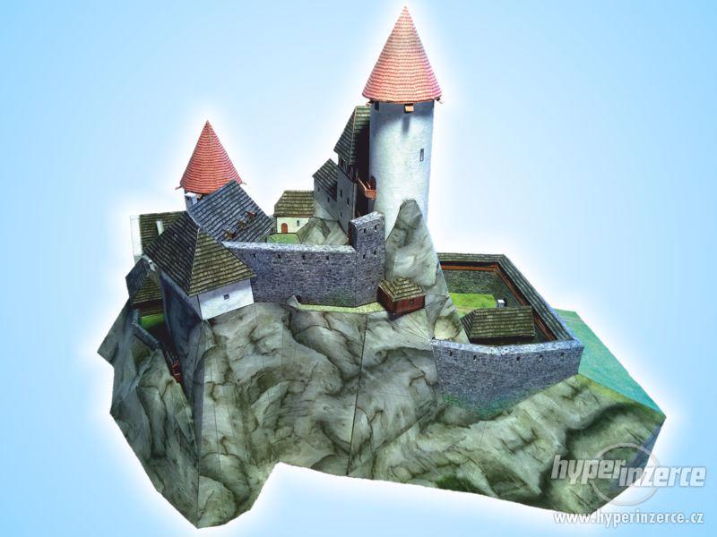 Papírový model hradu Frýdštejn - foto 5