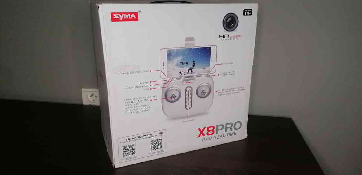 Dron Syma X8-PRO FPV, GPS, HD kamera - foto 8