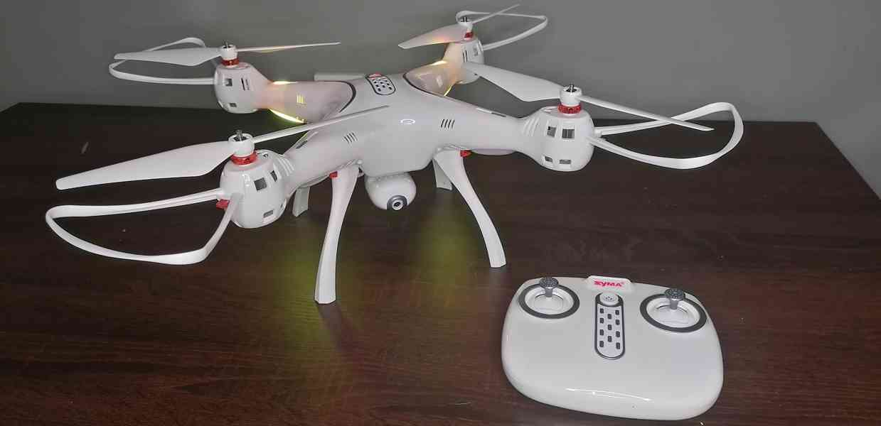 Dron Syma X8-PRO FPV, GPS, HD kamera, barometr - foto 4