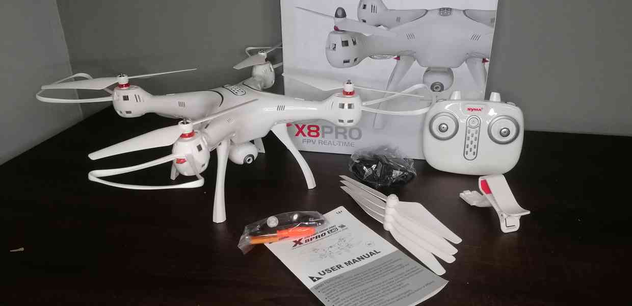 Dron Syma X8-PRO FPV, GPS, HD kamera - foto 3