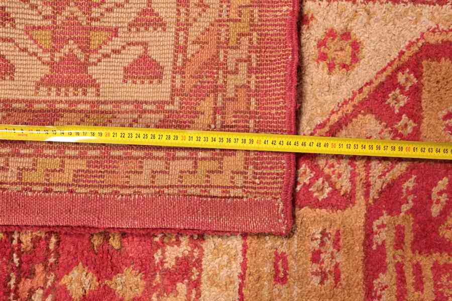 Starožitný palácový turecký koberec Ushak 555 X 375 cm - foto 6
