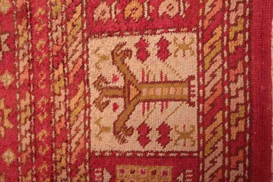 Starožitný palácový turecký koberec Ushak 555 X 375 cm - foto 4
