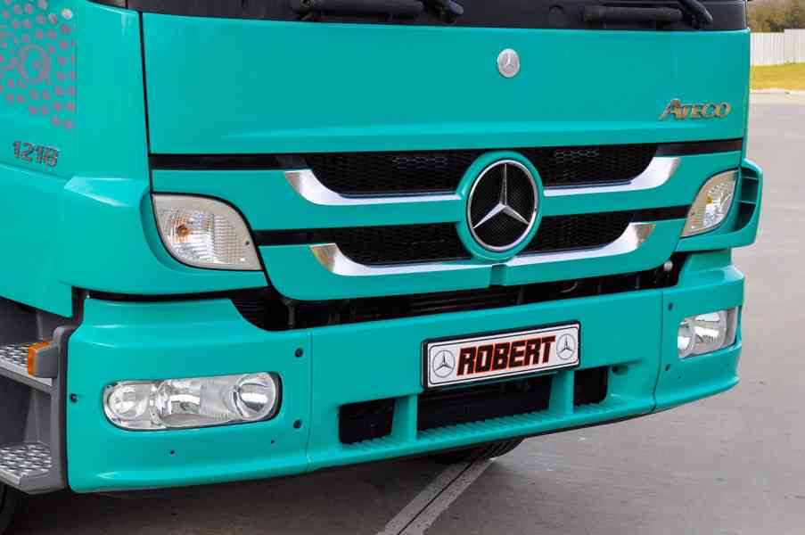 MERCEDES ATEGO 1218 HÁKOVÝ NOSIČ KONTEJNERŮ HYDRAULICKÁ RUKA - foto 53