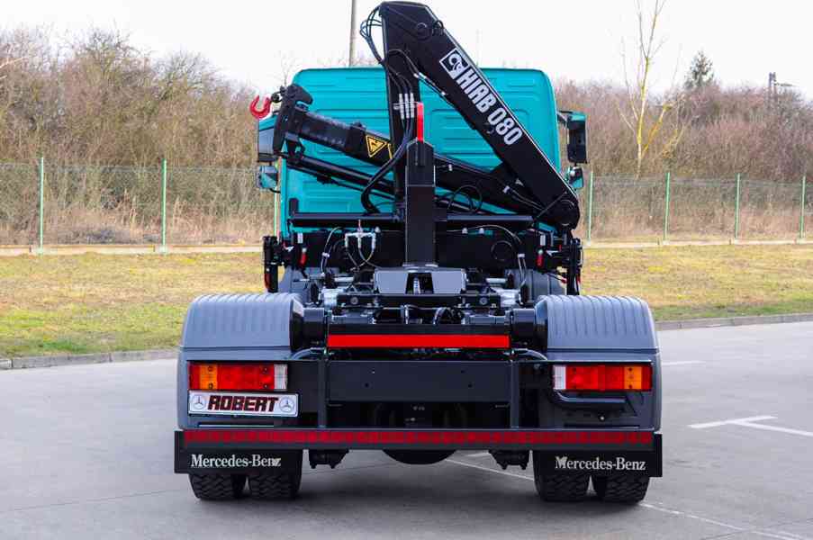 MERCEDES ATEGO 1218 HÁKOVÝ NOSIČ KONTEJNERŮ HYDRAULICKÁ RUKA - foto 6