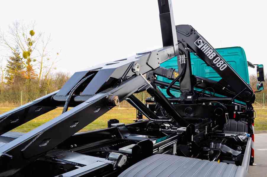 MERCEDES ATEGO 1218 HÁKOVÝ NOSIČ KONTEJNERŮ HYDRAULICKÁ RUKA - foto 86