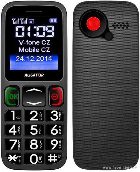 Mobilní telefon Aligator Senior A320 DualSim - černý/šedý - foto 1