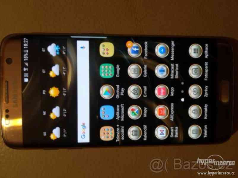 Samsung S7 Edge Gold top stav SE ZÁRUKOU !!! - foto 4