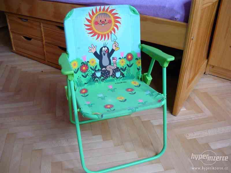Skládací židlička krtek - foto 1
