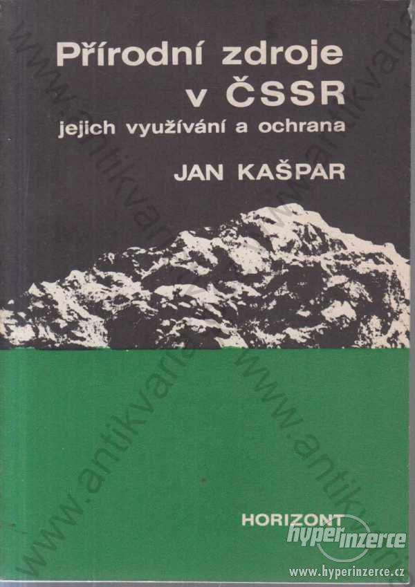 Přírodní zdroje v ČSSR Jam Kašpar Horizont 1977 - foto 1