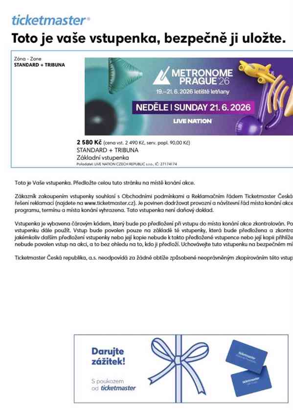 Metronom - DNES 21.6.2026 - především STING - foto 2