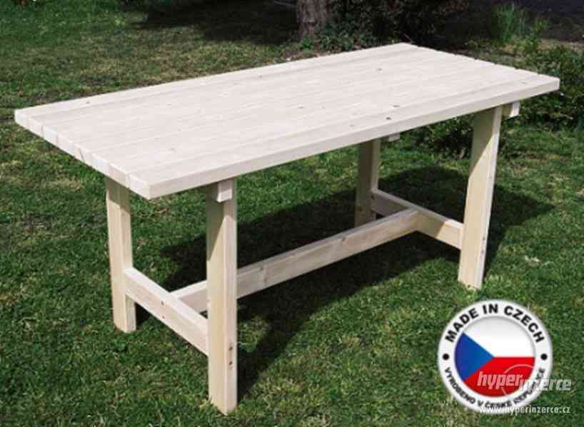 Stůl dřevěný masiv TOHOS - foto 1