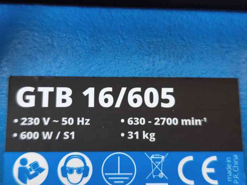 Prodám NEPOUŽITOU VELKOU stolní vrtačku GÜDE GTB 16/605 -600 - foto 7