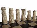 dřevěné šachy vyřezávané MUMINEK 124 mad - foto 4