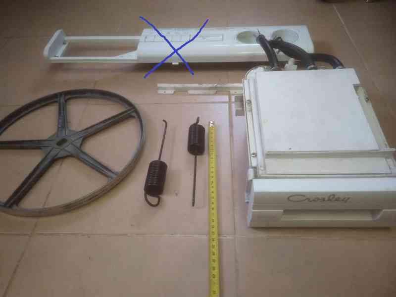 Automatická pračka Crosley SWM 852 - náhradní díly - foto 5