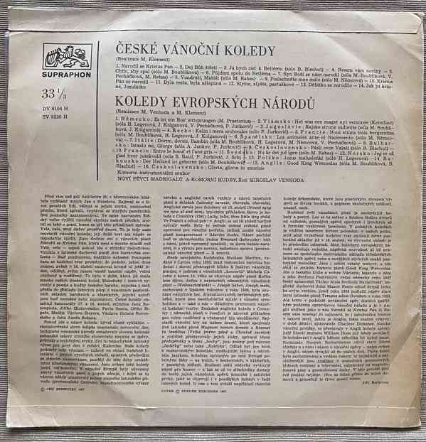  LP České vánoční koledy / Koledy evropských národů, 1967 - foto 2