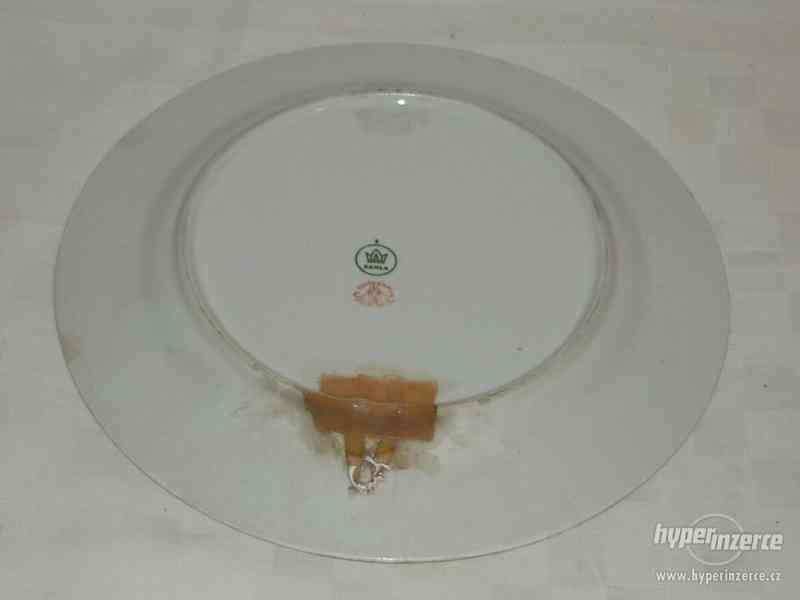 Krásný starý porcelánový talíř - foto 2