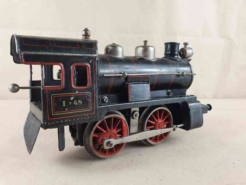Antique Spur 1 Bing Parní lokomotiva - Lokomotiva - foto 4